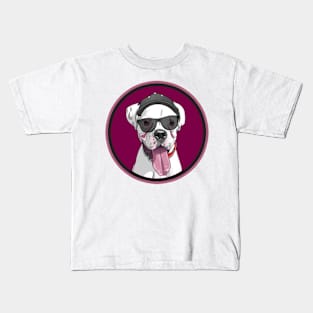 Cool White Boxer! Especially for Boxer dog owners! Kids T-Shirt